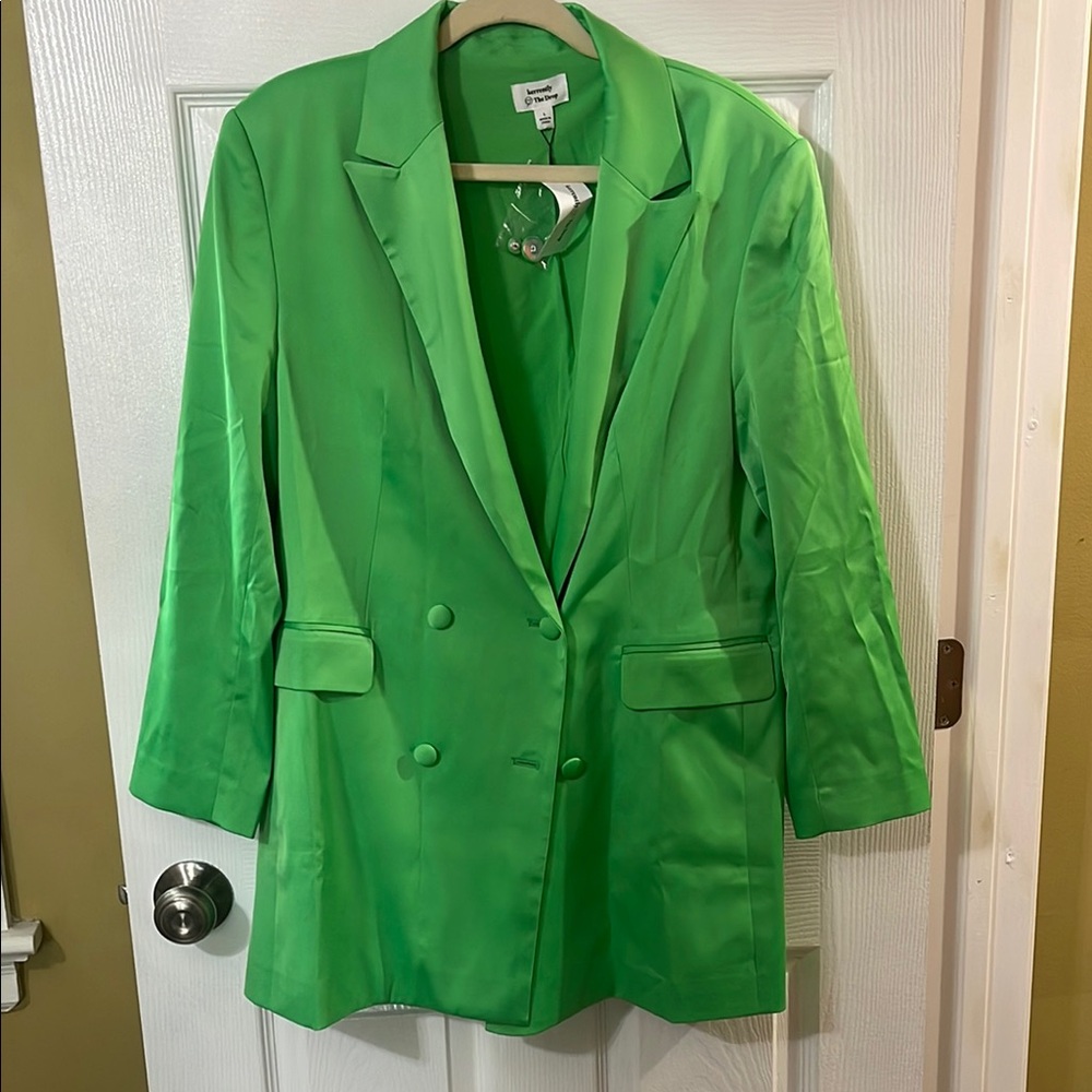 The Drop Women's Brighter Green Double Breast Blazer and short by @kerrently